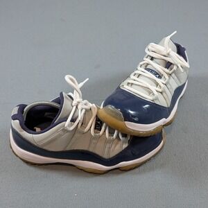 Jordan 11 Retro Low Georgetown Mens 11.5 Grey Midnight Navy 528895-007